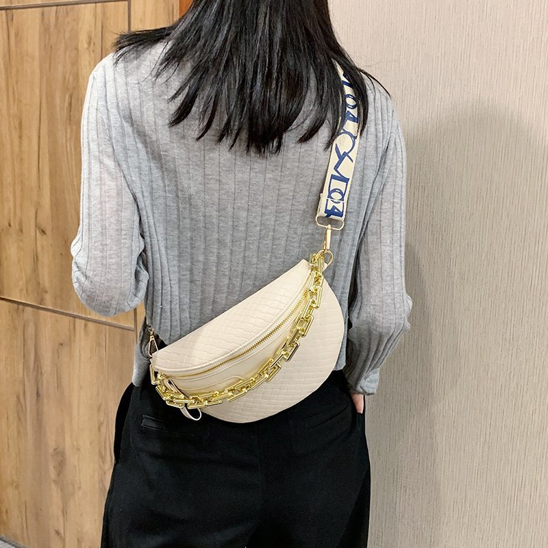 新しい高級チェーンチェストバッグ女性のための高品質 PU シ - Luxury Bags Cute のレビューと価格