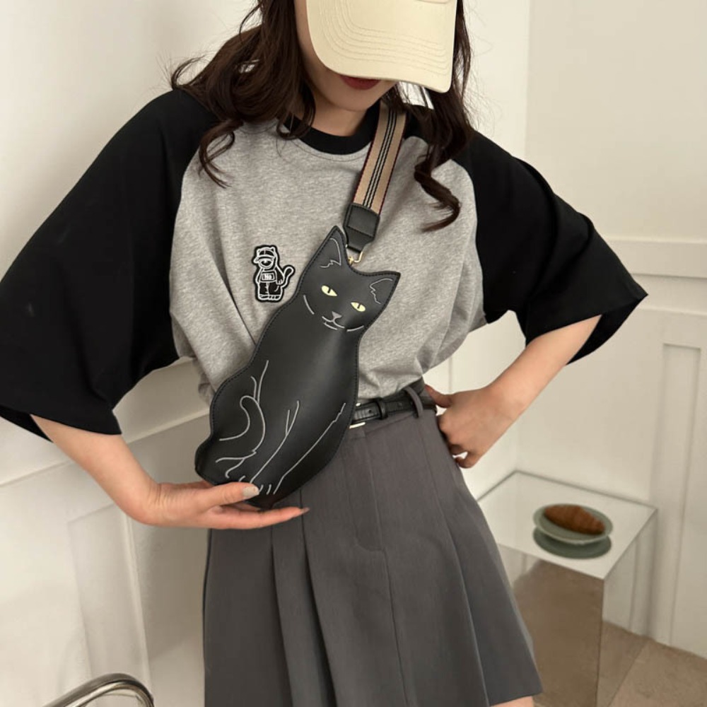 女性用キュートな猫柄ショルダーバッグ 2025 レディース  - Luxury Bags Cute のレビューと価格