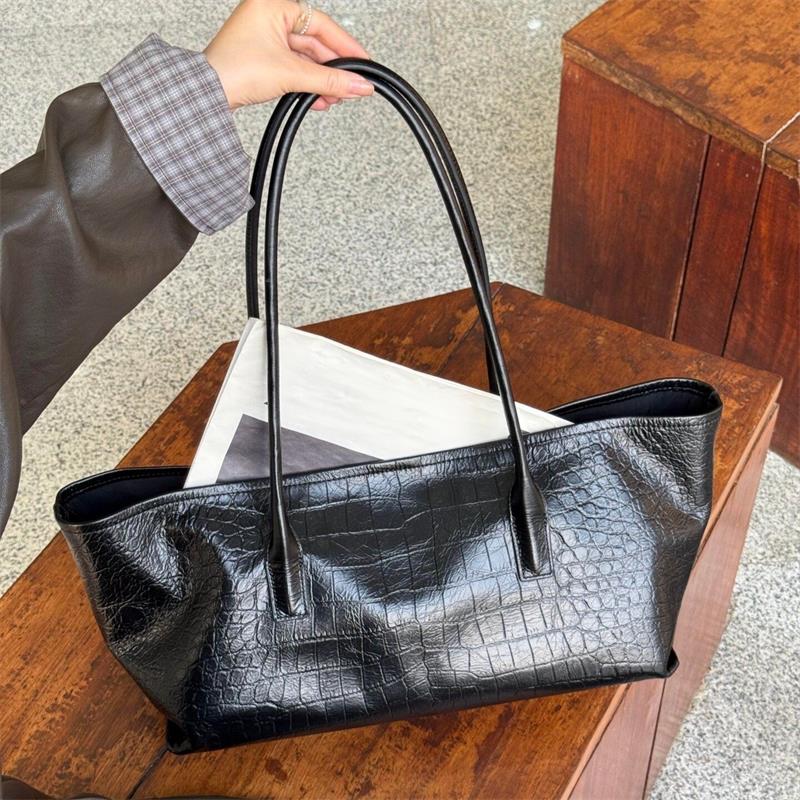 レトロなクロコダイル柄ハンドバッグ、ファッショナブルで豪華な - Luxury Bags Tote のレビューと価格