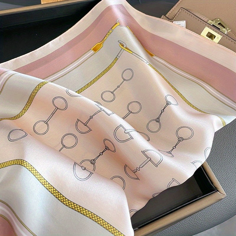 高級 100% 純粋なシルクスクエアスカーフエレガントな幾何 - Luxury Bags China のレビューと価格