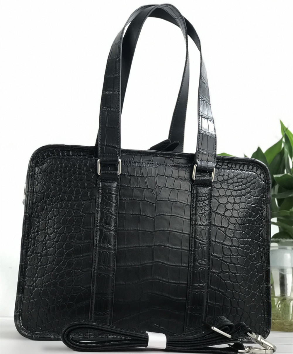 新しいクロコダイルレザーラップトップバッグ 本物のクロコダイ - Luxury Bags Tote のレビューと価格