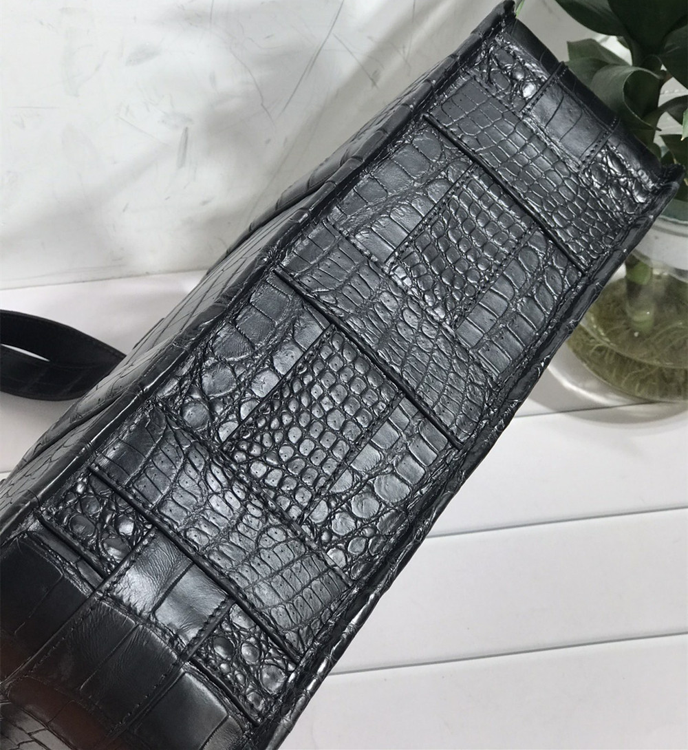 新しいクロコダイルレザーラップトップバッグ 本物のクロコダイ - Luxury Bags Tote のレビューと価格