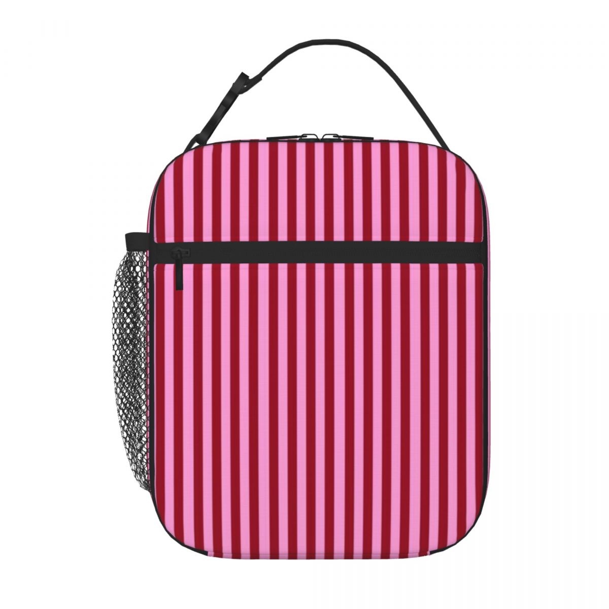 ホットセール ラズベリーレッド×ピンクストライプ柄 高級通勤 - Luxury Bags On Sales のレビューと価格